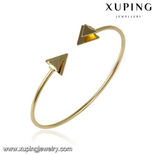 Bijoux turcs en or 51645-14k avec deux bracelets triangulaires